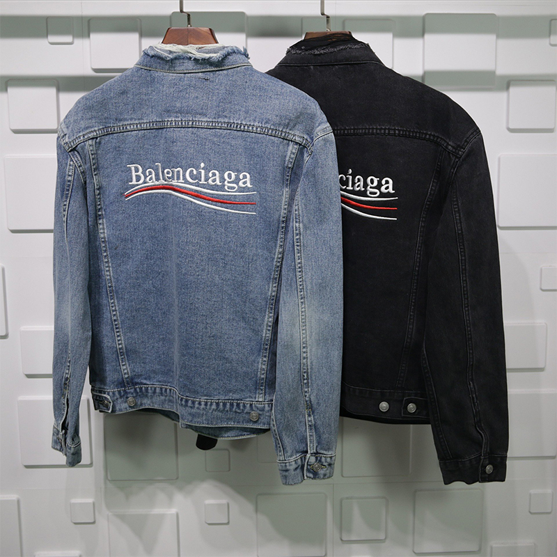 Jacket jeans balenciaga best sale